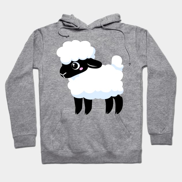 Simple Fluffy Lamb 1 Hoodie by leashonlife